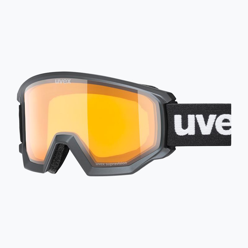 Lyžiarske okuliare UVEX Athletic LGL black matt/yellow/clear