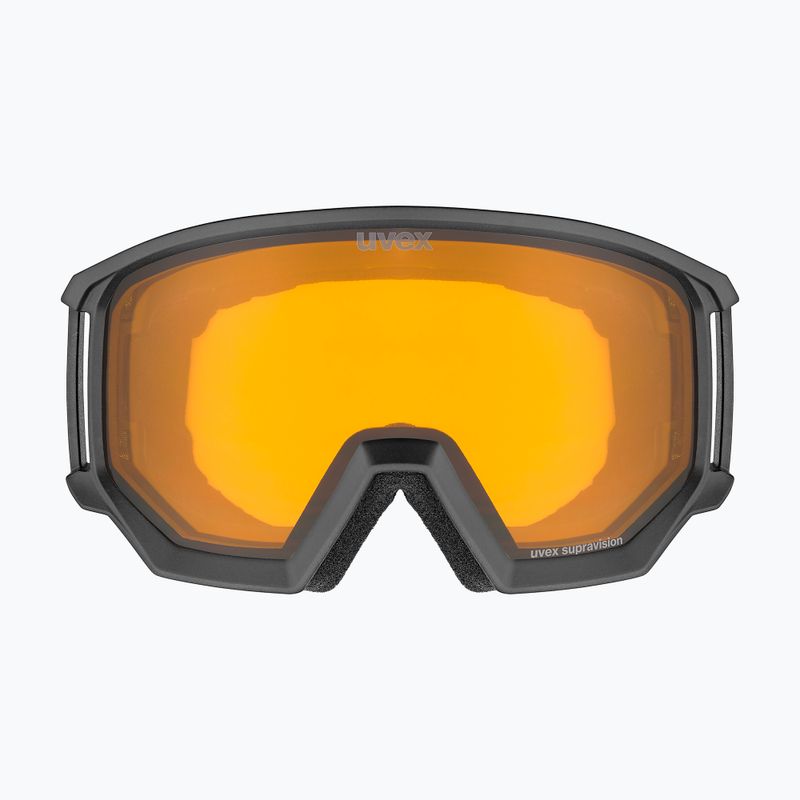 Lyžiarske okuliare UVEX Athletic LGL black matt/yellow/clear 2
