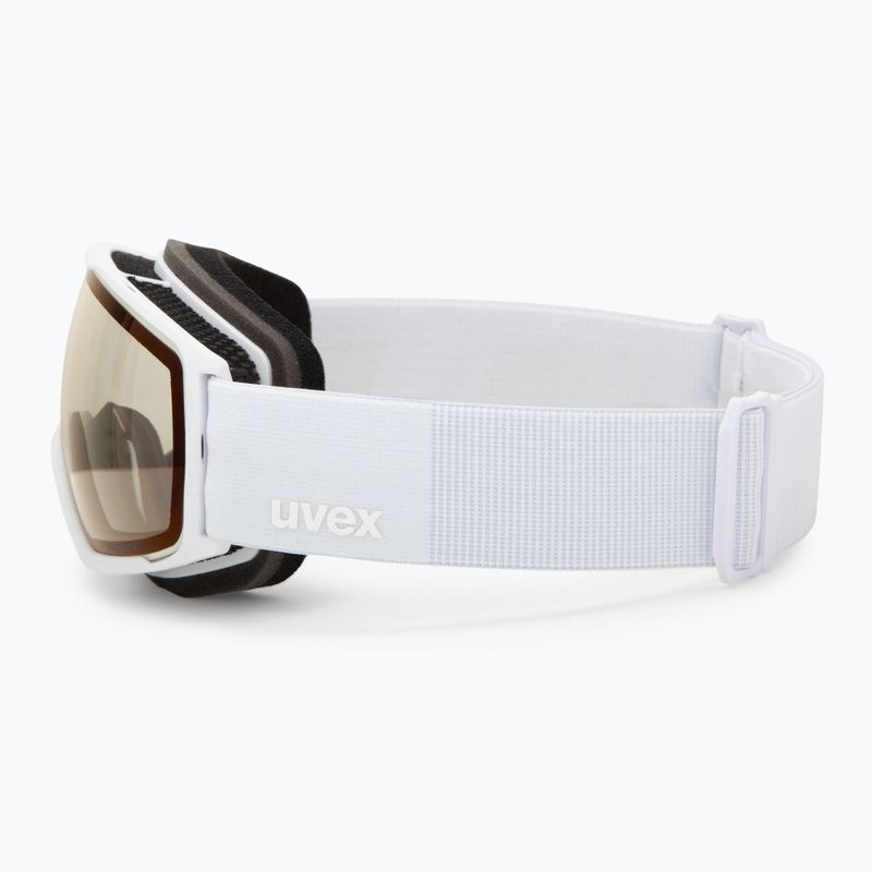 Lyžiarske okuliare UVEX Victorious S Pro V white matt/vario red mirror 4