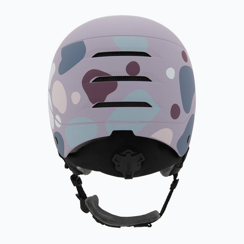 Detská lyžiarska prilba UVEX Rocket Visor Jr cool lavender abstract matt/mirror silver/laser gold 4