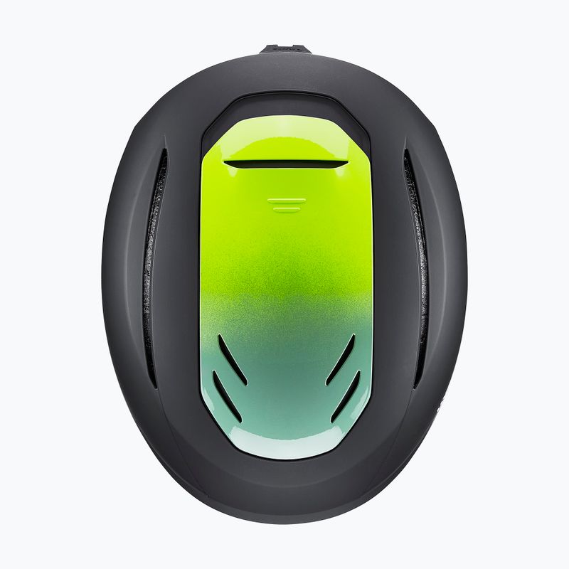 Lyžiarska prilba UVEX Resolution black/electrum grad matt 4