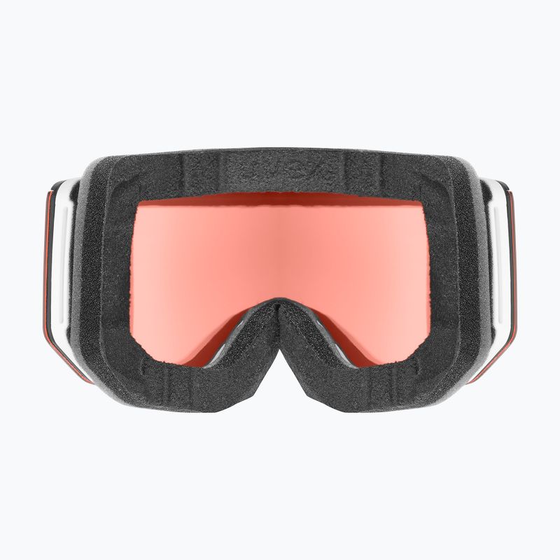 Lyžiarske okuliare Uvex Lace Attract FM white matt/mirror silver 10