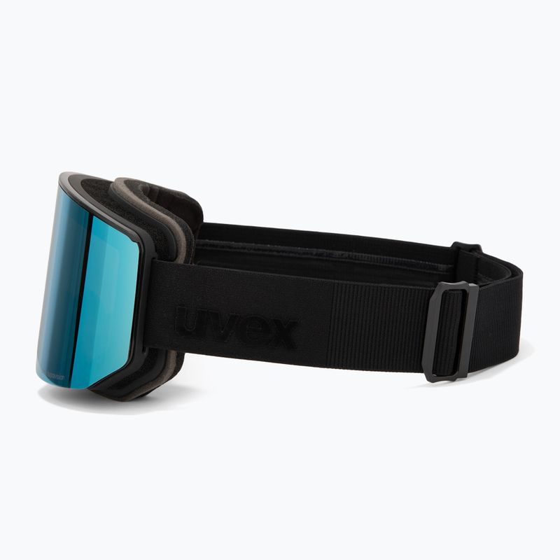 Lyžiarske okuliare Uvex Lace Attract FM black matt/mirror ice 5