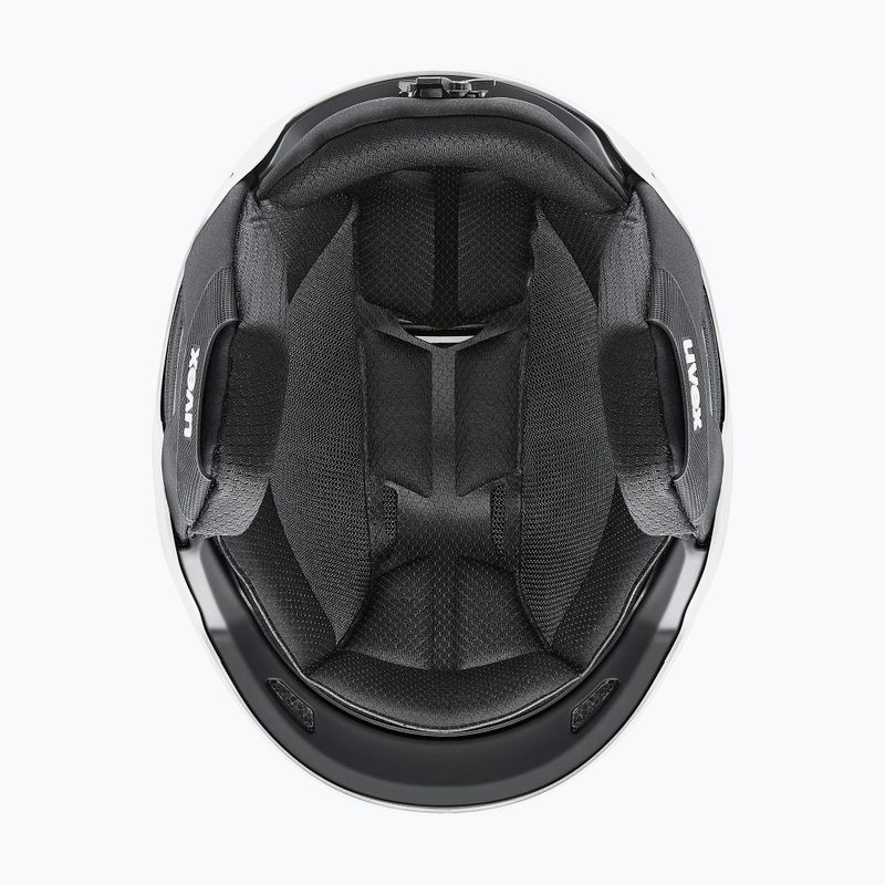 Lyžiarska prilba UVEX Resolution SL white/electric red 5