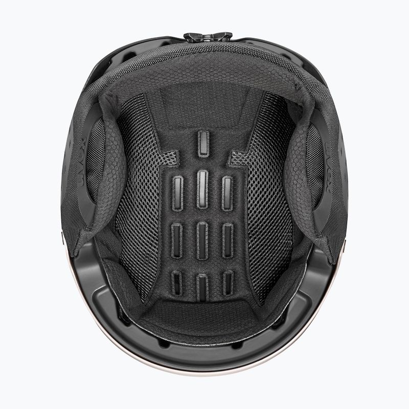 Lyžiarska prilba UVEX Stance warm grey/black matt 5