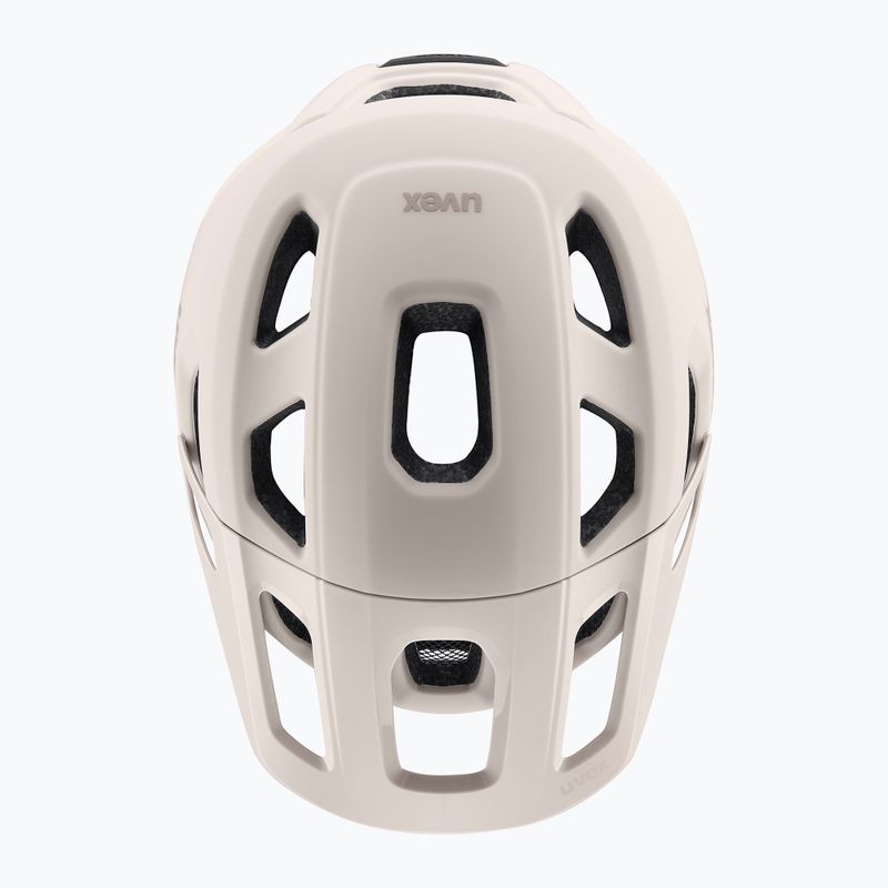 Cyklistická prilba UVEX React MIPS warm grey matt 4