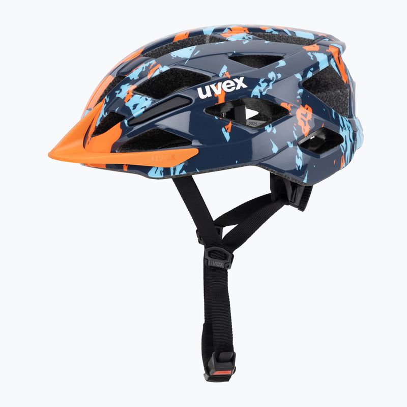 Detská cyklistická prilba UVEX Air Wing 2 papaya/bubble blue 3