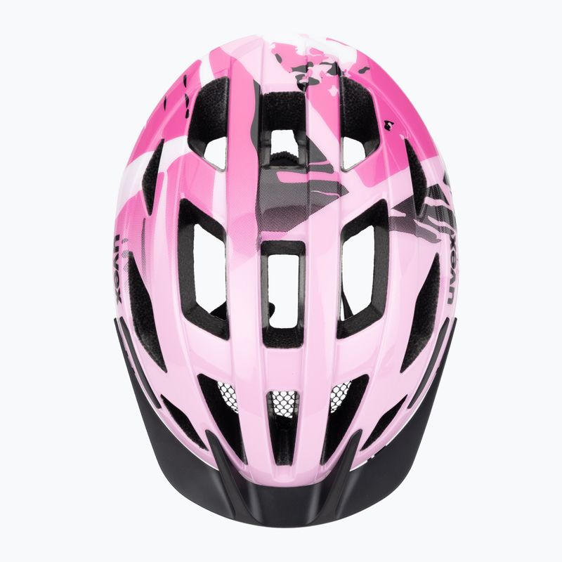 Detská cyklistická prilba UVEX Air Wing 2 strawberry/black 6