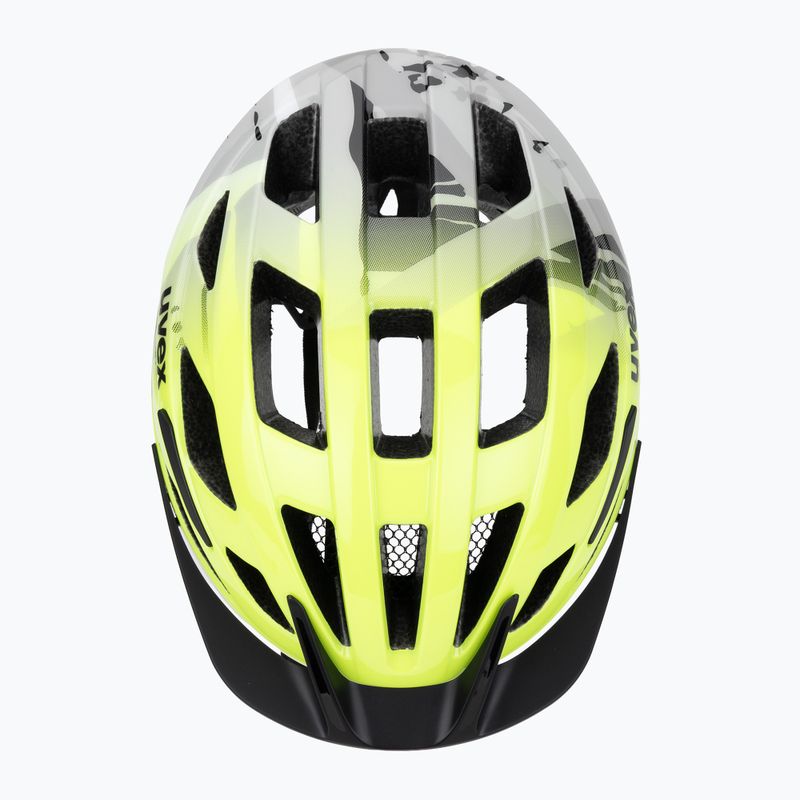 Detská cyklistická prilba UVEX Air Wing 2 neon yellow/black 6