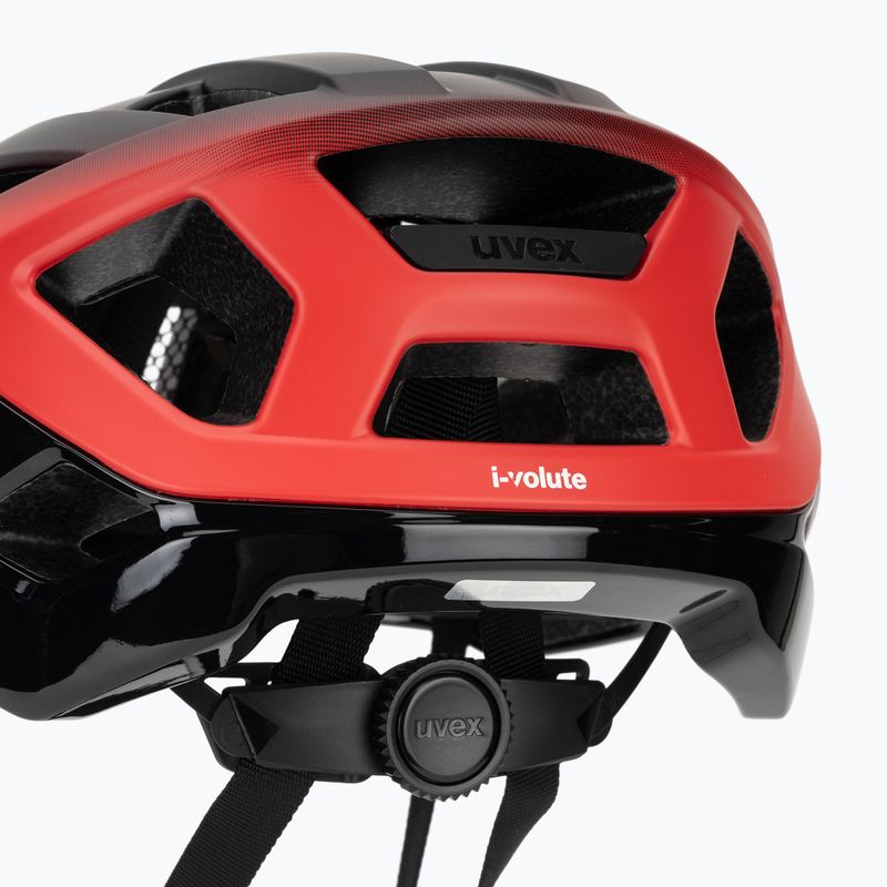 Cyklistická prilba UVEX I-Volute black/red matte 8
