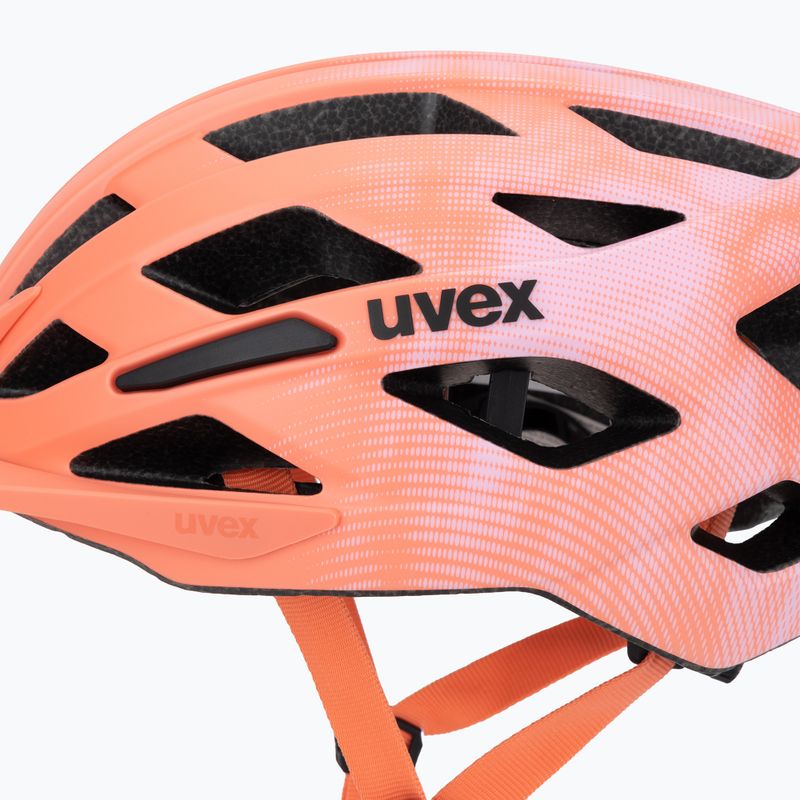 Detská cyklistická prilba UVEX Air Wing 2 CC coral/strawberry matt 7