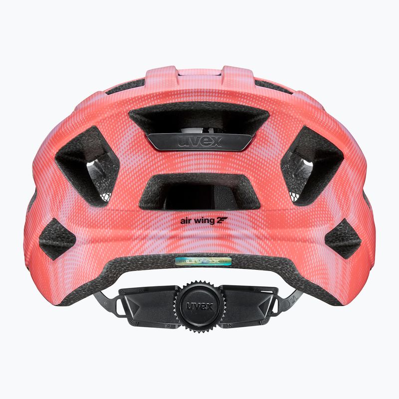 Detská cyklistická prilba UVEX Air Wing 2 CC coral/strawberry matt 3