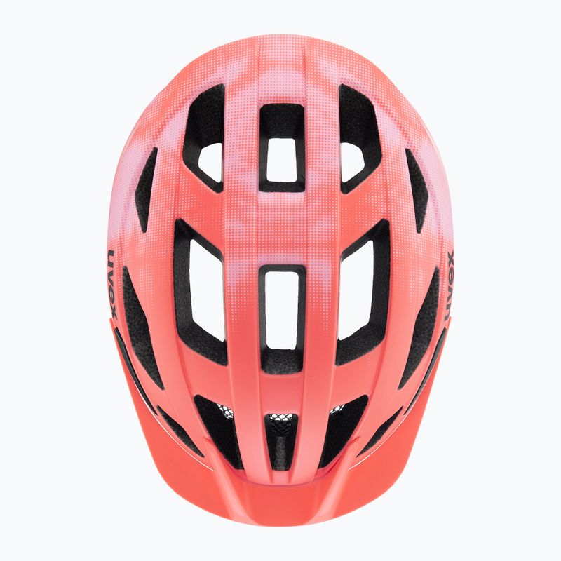 Detská cyklistická prilba UVEX Air Wing 2 CC coral/strawberry matt 4