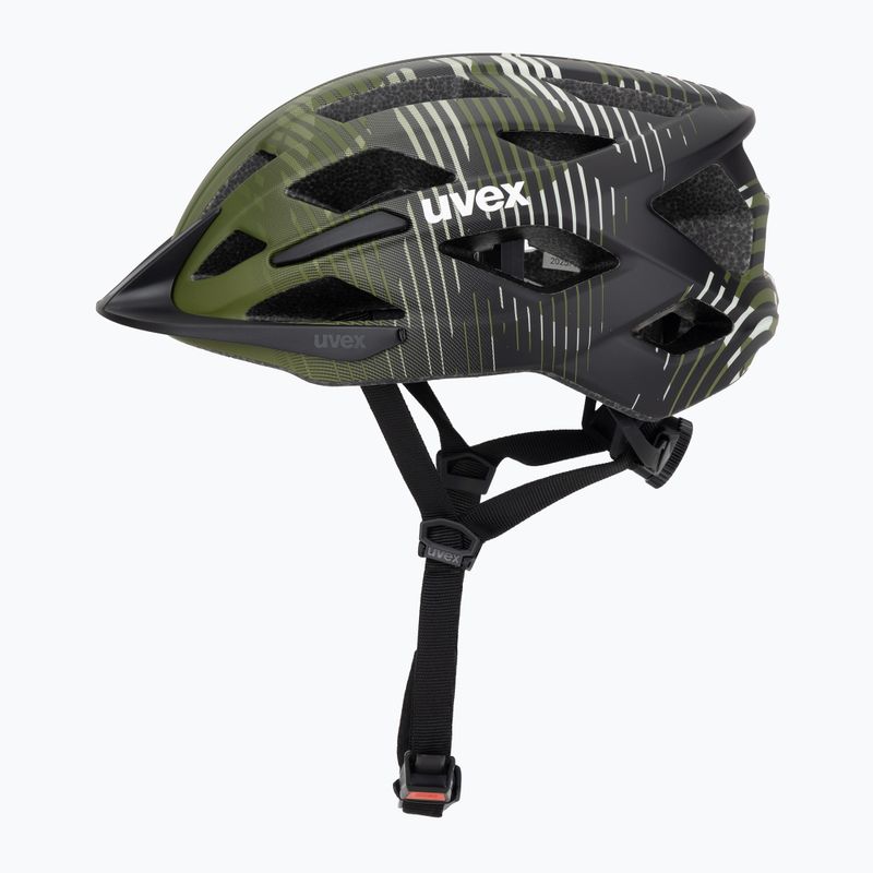 Detská cyklistická prilba UVEX Air Wing 2 CC dark olive/black matt 3