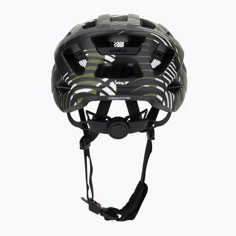 Detská cyklistická prilba UVEX Air Wing 2 CC dark olive/black matt 4