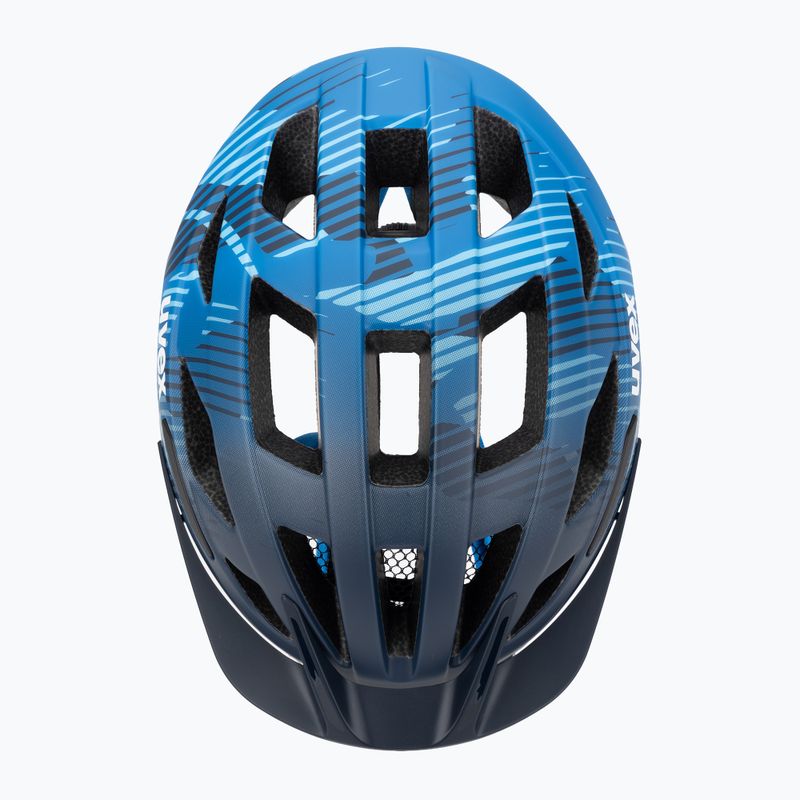 Detská cyklistická prilba UVEX Air Wing 2 CC dusk/bubble blue matt 6