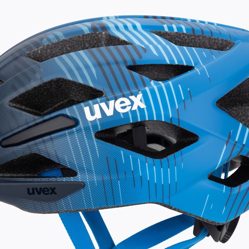Detská cyklistická prilba UVEX Air Wing 2 CC dusk/bubble blue matt 7