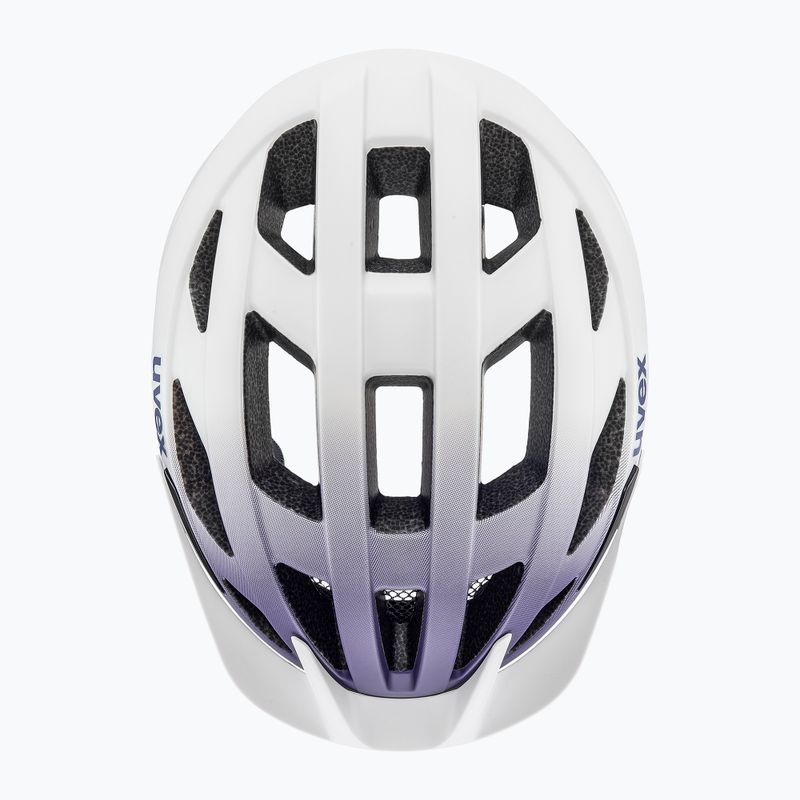 Detská cyklistická prilba UVEX Air Wing 2 CC lilac/white matt 4