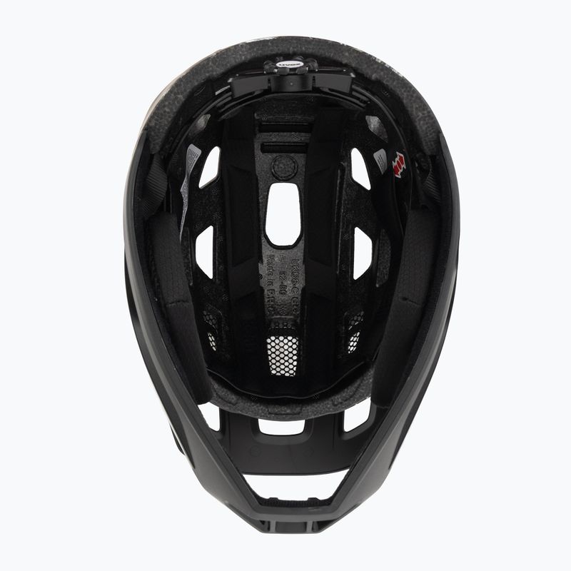 Detská cyklistická prilba UVEX React Fullface Jr black/white matt 5