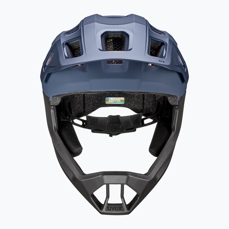 Detská cyklistická prilba UVEX React Fullface Jr dusk blue matt 3