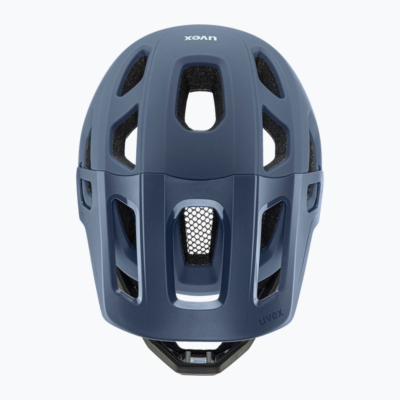 Detská cyklistická prilba UVEX React Fullface Jr dusk blue matt 5
