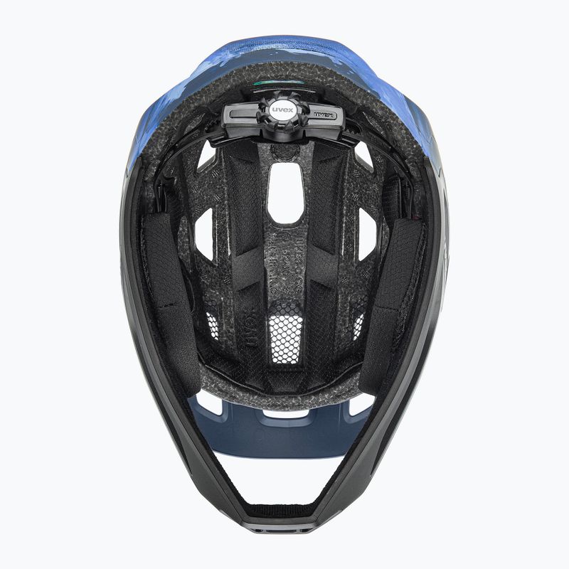 Detská cyklistická prilba UVEX React Fullface Jr dusk blue matt 6