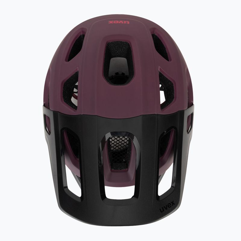 Detská cyklistická prilba UVEX React Fullface Jr cranberry matt 6