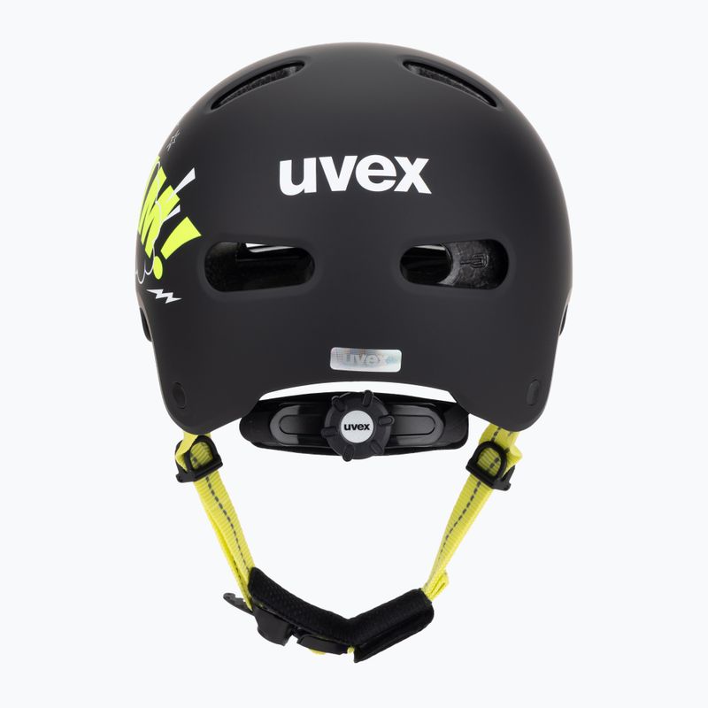 Detská prilba UVEX Kid 4 Style bam black/lime matt 4