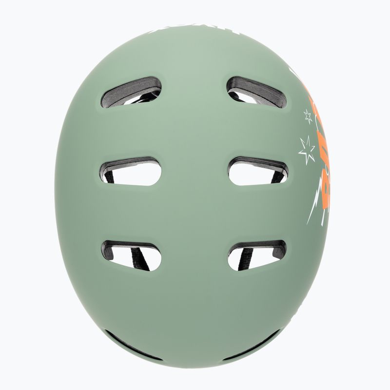 Detská prilba UVEX Kid 4 Style bam moss green/papaya matt 6