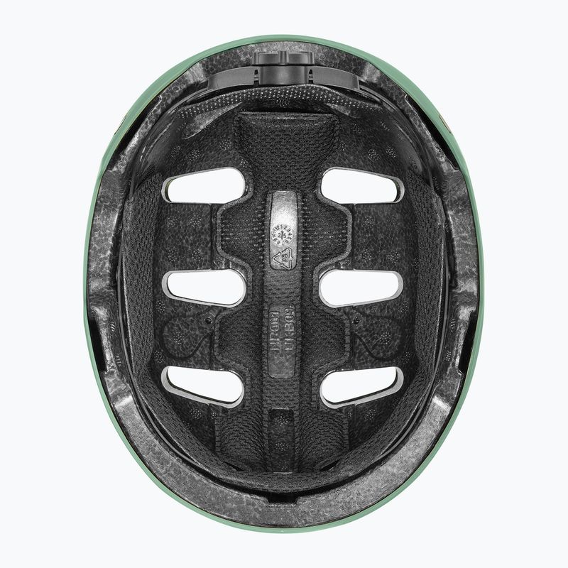 Detská prilba UVEX Kid 4 Style bam moss green/papaya matt 5