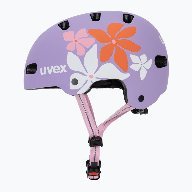 Detská prilba UVEX Kid 4 Style flower lilac matte 3