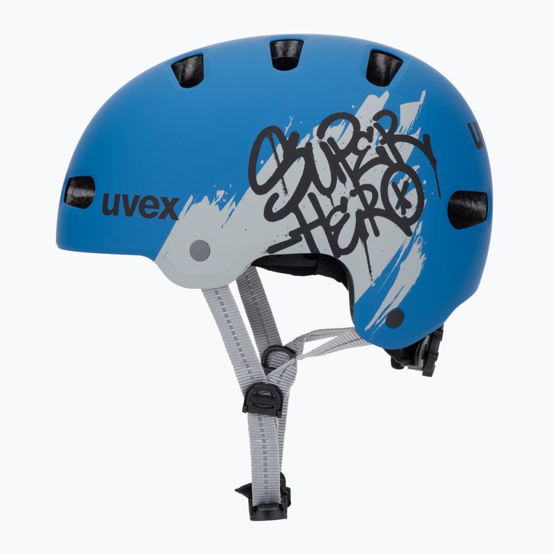 Detská prilba UVEX Kid 4 Style super hero blue matt 3