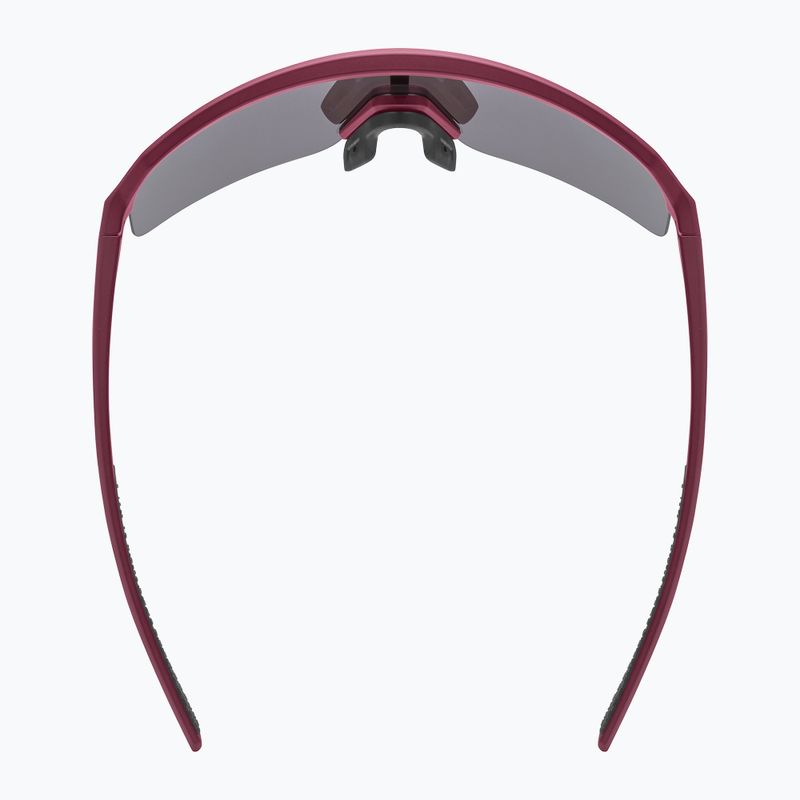 Slnečné okuliare UVEX Ramp burgundy matt/mirror rose 5
