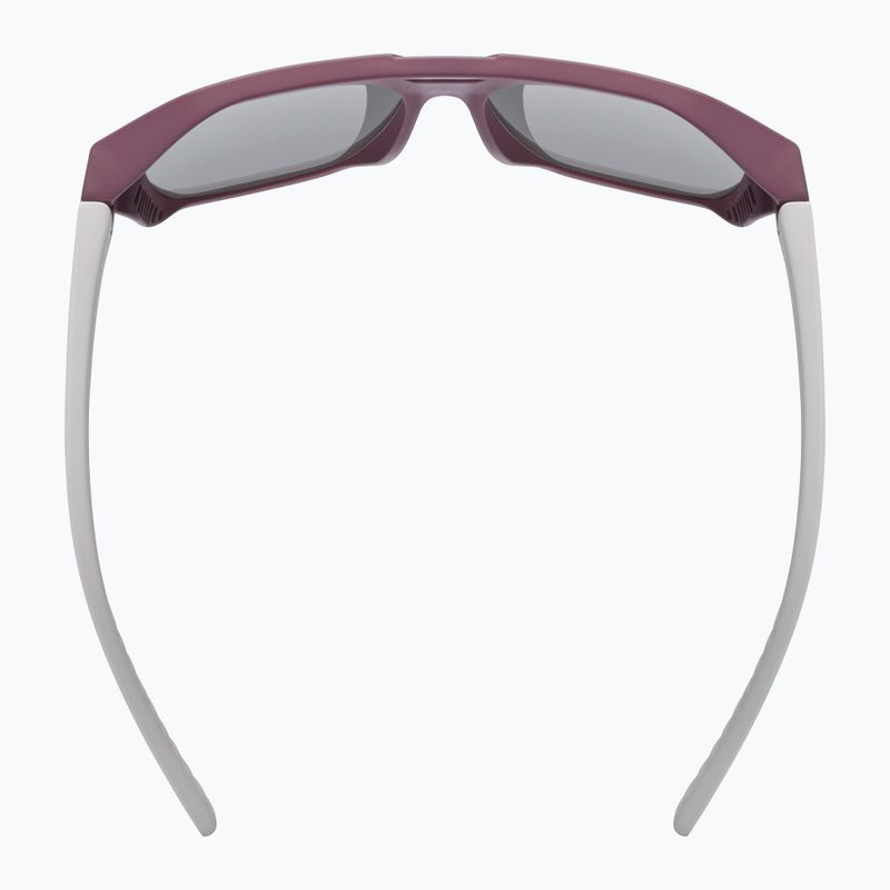Detské slnečné okuliare UVEX Cosmic Jr cranberry/grey matt/mirror silver 4