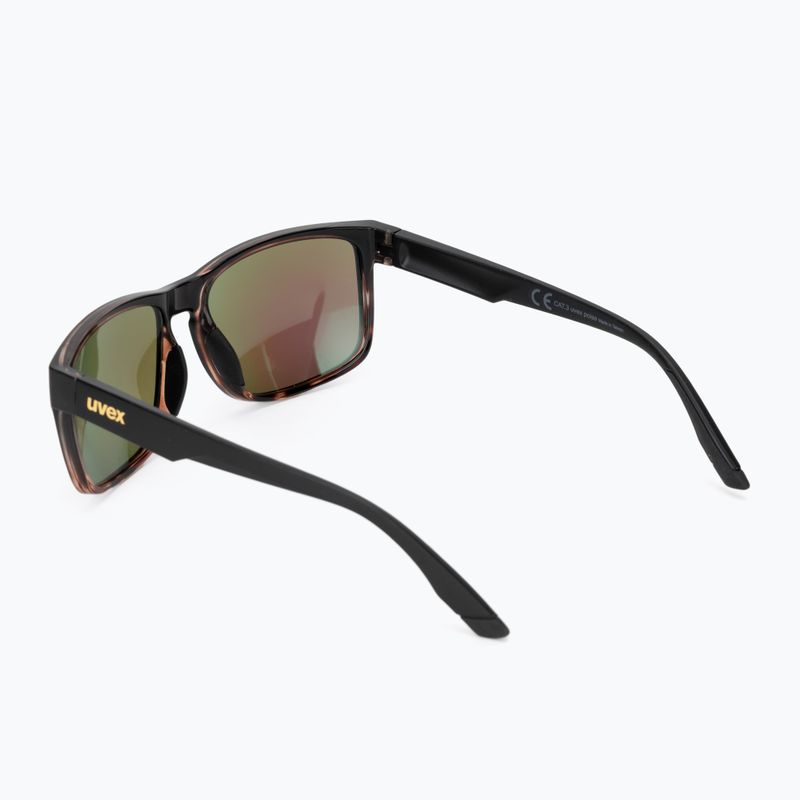 Slnečné okuliare UVEX Poise black demi matt/mirror green 2