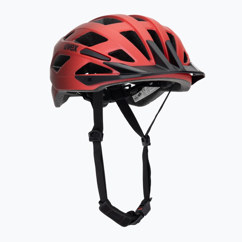Cyklistická prilba UVEX I-vo 2 red/black matte 2
