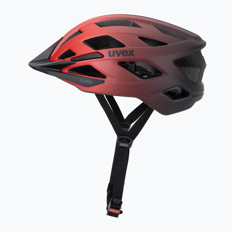 Cyklistická prilba UVEX I-vo 2 red/black matte 3