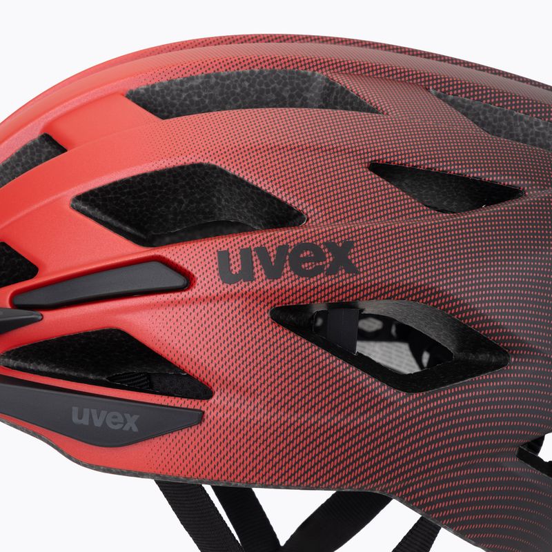 Cyklistická prilba UVEX I-vo 2 red/black matte 7