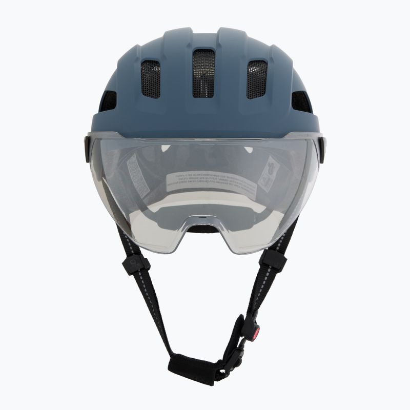 Cyklistická prilba UVEX Stride Visor stone blue matt/lite mirror silver 2
