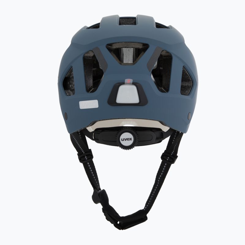 Cyklistická prilba UVEX Stride Visor stone blue matt/lite mirror silver 4