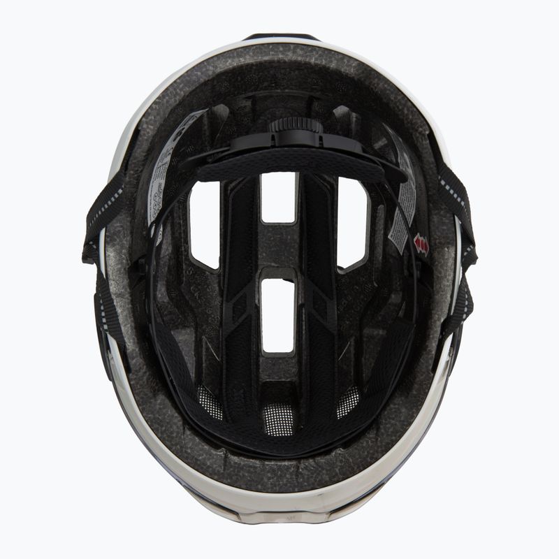 Cyklistická prilba UVEX Stride Visor white matt/lite mirror silver 5