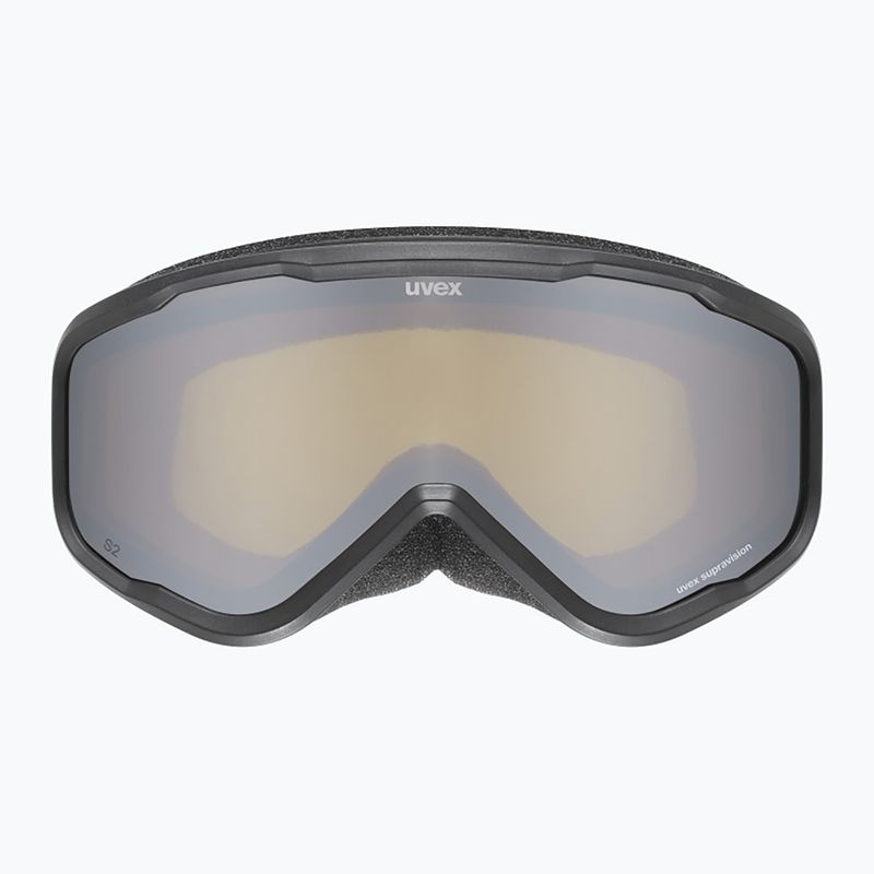 Detské lyžiarske okuliare UVEX Speedy Nova FM S2 black matt/mirror silver 2