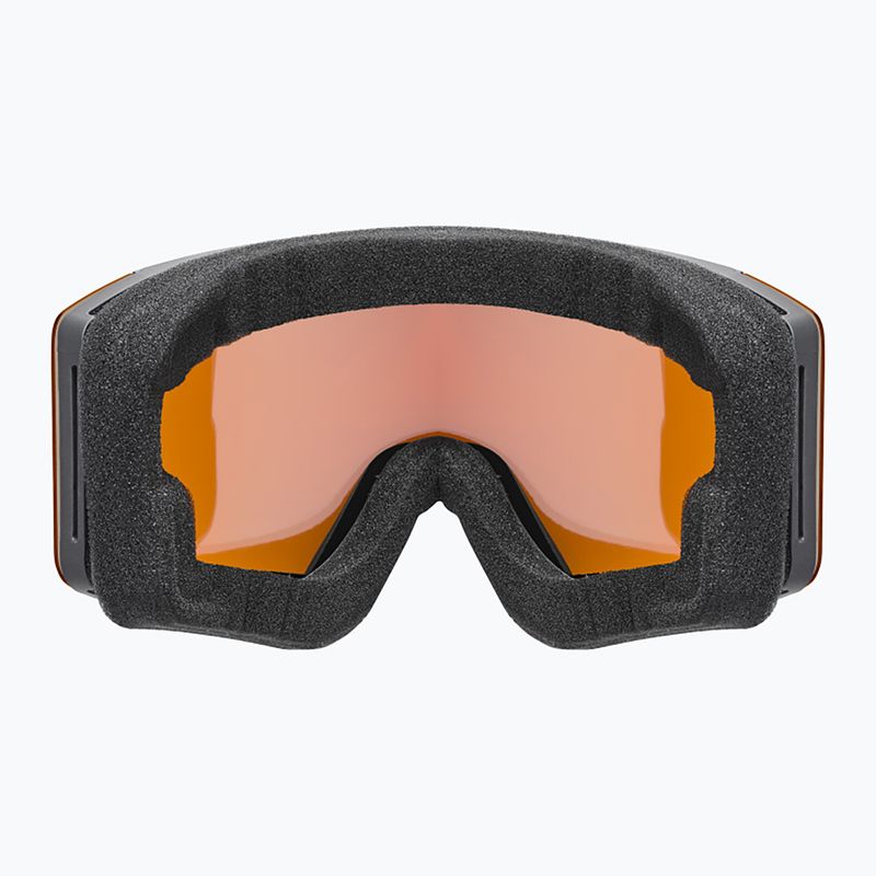 Lyžiarske okuliare UVEX Ignite LG S2 black matte / orange 3