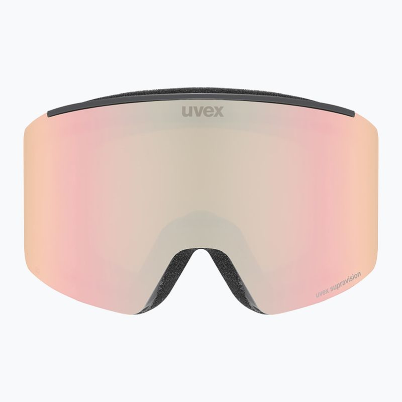 Lyžiarske okuliare UVEX Ignite FM S3 black matt/mirror rose 2