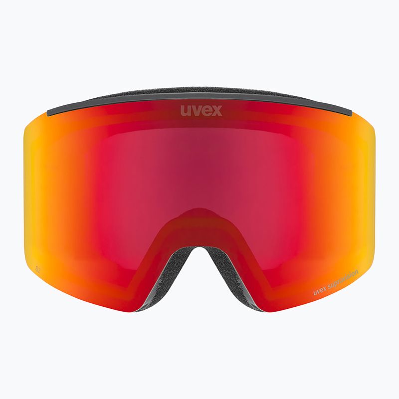 Lyžiarske okuliare UVEX Ignite FM S3 black matt/mirror red 2
