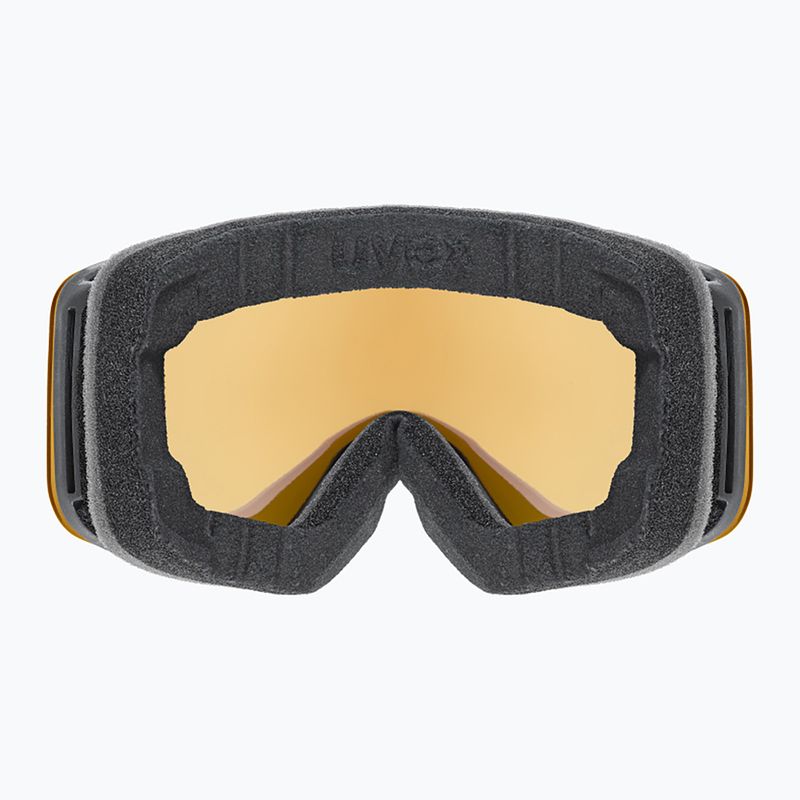 Detské lyžiarske okuliare UVEX Pwdr FM Jr S2 black matt/mirror sapphire 3