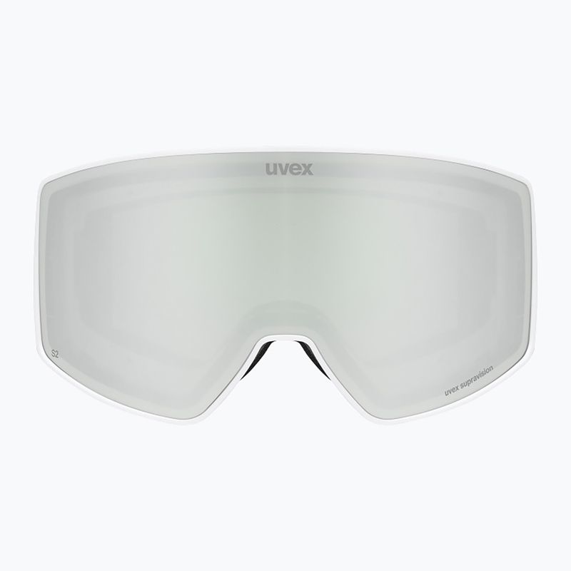 Lyžiarske okuliare UVEX Scenic FM S2 white matt/mirror silver 2
