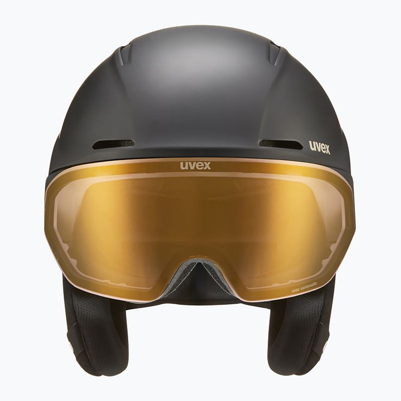Lyžiarska prilba UVEX Ultimate Horizon MIPS black/black mat 2