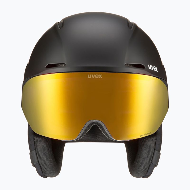 Lyžiarska prilba UVEX Horizon CV black/khaki matt 2