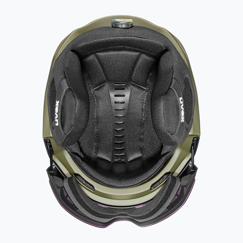 Lyžiarska prilba UVEX Horizon CV black/khaki matt 5